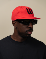 Load image into Gallery viewer, Worn By Few Fire Red Nylon Snapback Hat